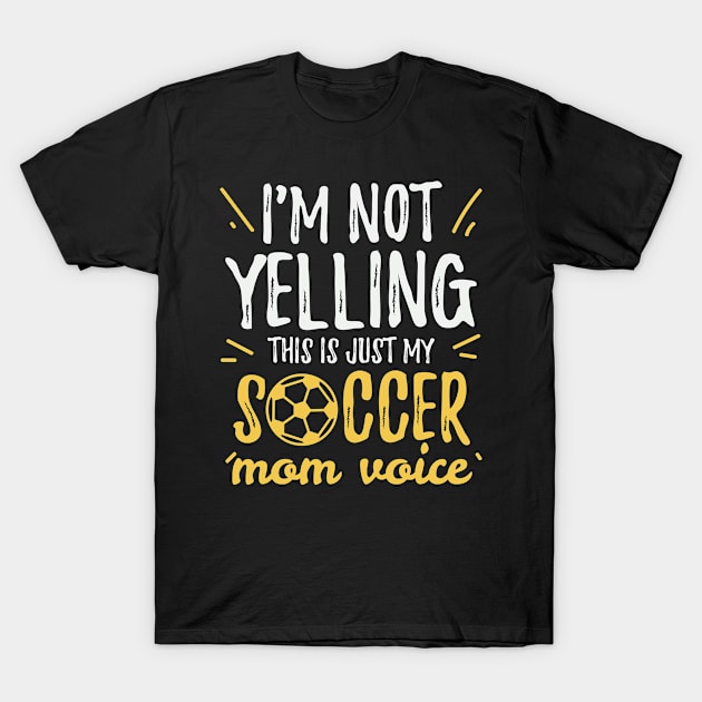 Football Soccer Mom Gift Football Player T-Shirt by petervanderwalk